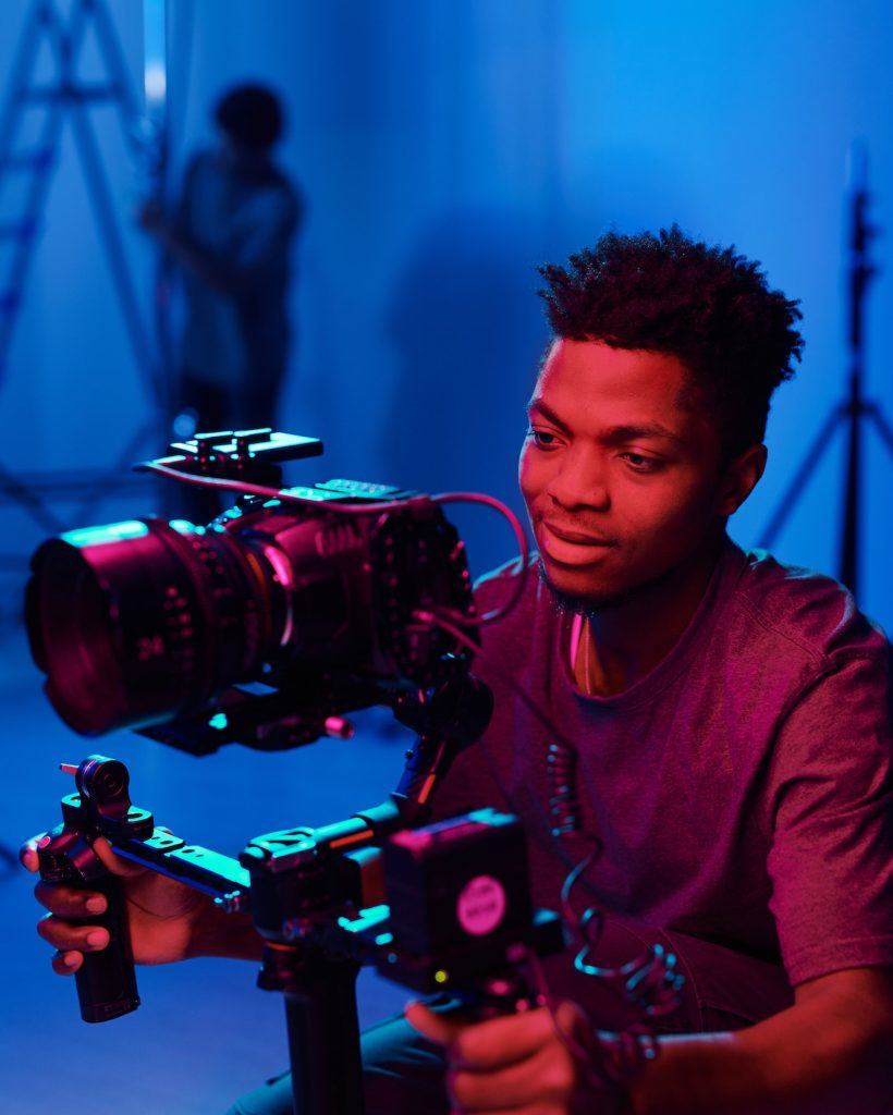 Camera operator shooting process